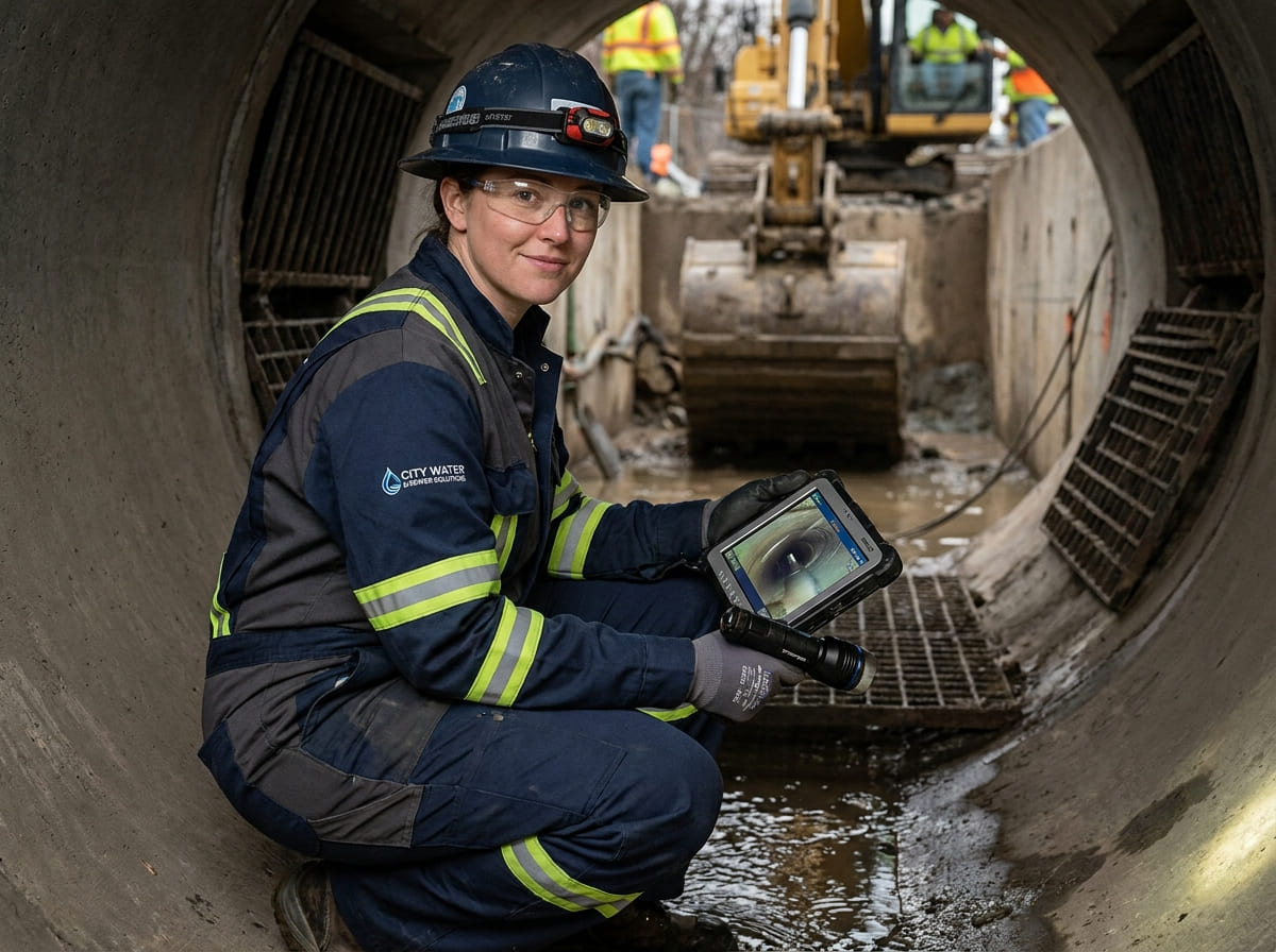 Sewer Line Inspection & Replacement in Only